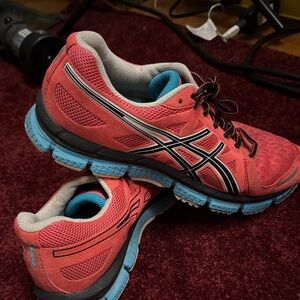Women's ASICS Red/orange Athletic Shoes